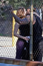 KELLY BROOK and David Mcintosh Share Affection Out in Los Angeles