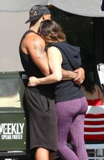 KELLY BROOK and David Mcintosh Share Affection Out in Los Angeles