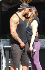 KELLY BROOK and David Mcintosh Share Affection Out in Los Angeles