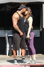 KELLY BROOK and David Mcintosh Share Affection Out in Los Angeles