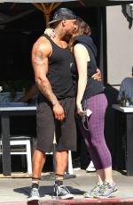 KELLY BROOK and David Mcintosh Share Affection Out in Los Angeles
