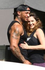 KELLY BROOK and David Mcintosh Share Affection Out in Los Angeles