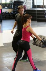KELLY BROOK at a Kickboxing Class in Los Angeles