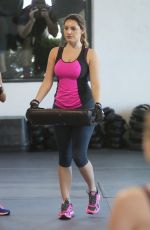 KELLY BROOK at a Kickboxing Class in Los Angeles