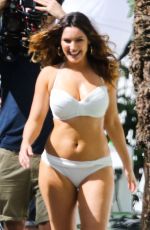 KELLY BROOK in Bikinis at a Photoshoot on the Beach in Miami