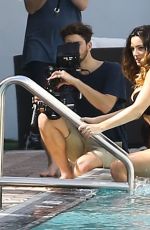 KELLY BROOK in Bikinis at a Photoshoot on the Beach in Miami
