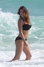 KELLY BROOK in Bikinis at a Photoshoot on the Beach in Miami