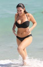 KELLY BROOK in Bikinis at a Photoshoot on the Beach in Miami