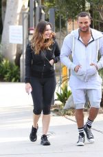 KELLY BROOK in Leggings Out and About in Los Angeles