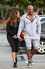KELLY BROOK in Leggings Out and About in Los Angeles