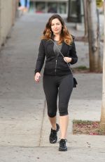KELLY BROOK in Leggings Out and About in Los Angeles