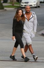 KELLY BROOK in Leggings Out and About in Los Angeles