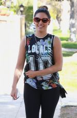 KELLY BROOK in Spandex Out in Los Angeles