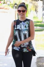 KELLY BROOK in Spandex Out in Los Angeles
