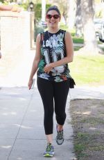 KELLY BROOK in Spandex Out in Los Angeles