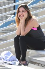 KELLY BROOK in Tight Spandex at Venice Beach