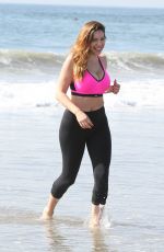 KELLY BROOK in Tight Spandex at Venice Beach