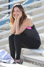 KELLY BROOK in Tight Spandex at Venice Beach