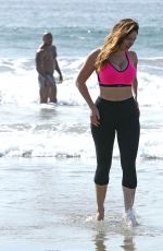 KELLY BROOK in Tight Spandex at Venice Beach