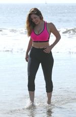KELLY BROOK in Tight Spandex at Venice Beach