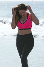 KELLY BROOK in Tight Spandex at Venice Beach