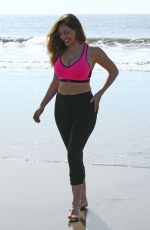 KELLY BROOK in Tight Spandex at Venice Beach