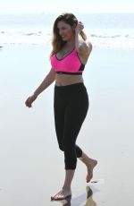 KELLY BROOK in Tight Spandex at Venice Beach