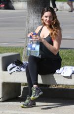 KELLY BROOK in Tight Spandex at Venice Beach