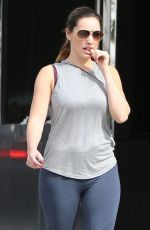 KELLY BROOK in Tights Out and About in Los Angeles