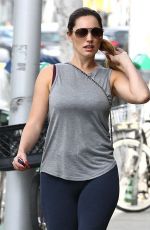 KELLY BROOK in Tights Out and About in Los Angeles