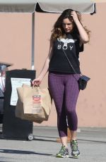KELLY BROOK Leaves a gGym in West Hollywood