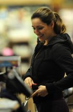 KELLY BROOK Shopping at Whole Foods in West Hollywood