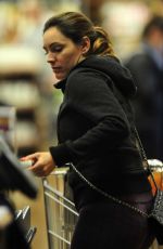 KELLY BROOK Shopping at Whole Foods in West Hollywood