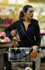 KELLY BROOK Shopping at Whole Foods in West Hollywood