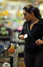 KELLY BROOK Shopping at Whole Foods in West Hollywood