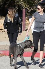 KENDALL JENNER and KHLOE KARDASHIAN Out Hiking in Los Angeles