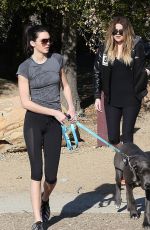 KENDALL JENNER and KHLOE KARDASHIAN Out Hiking in Los Angeles