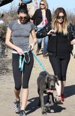 KENDALL JENNER and KHLOE KARDASHIAN Out Hiking in Los Angeles
