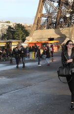 KENDALL JENNER at The Eiffel Tower in Paris