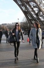 KENDALL JENNER at The Eiffel Tower in Paris