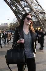 KENDALL JENNER at The Eiffel Tower in Paris