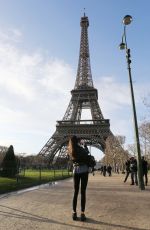 KENDALL JENNER at The Eiffel Tower in Paris