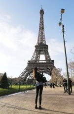 KENDALL JENNER at The Eiffel Tower in Paris