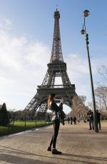 KENDALL JENNER at The Eiffel Tower in Paris