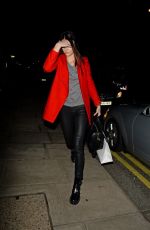 KENDALL JENNER Leaves Her Hotel in London