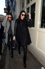 KENDALL JENNER Out and About in London