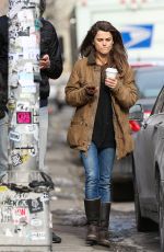 KERI RUSSELL Out and About in Soho