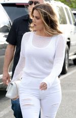 KHLOE and KOURTNEY KARDASHIAN on the Leo&Lily in Woodland Hills