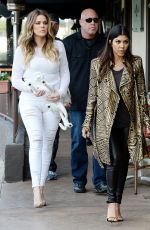 KHLOE and KOURTNEY KARDASHIAN on the Leo&Lily in Woodland Hills