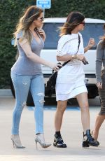 KIM and KHLOE KARDASHIAN an KYLIE JENNER Arrives at Naimie